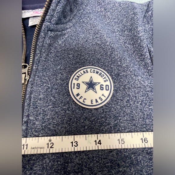 Dallas Cowboys Her Style Club Collection 1/4 Zip Pullover Women’s Medium - Picture 6 of 8